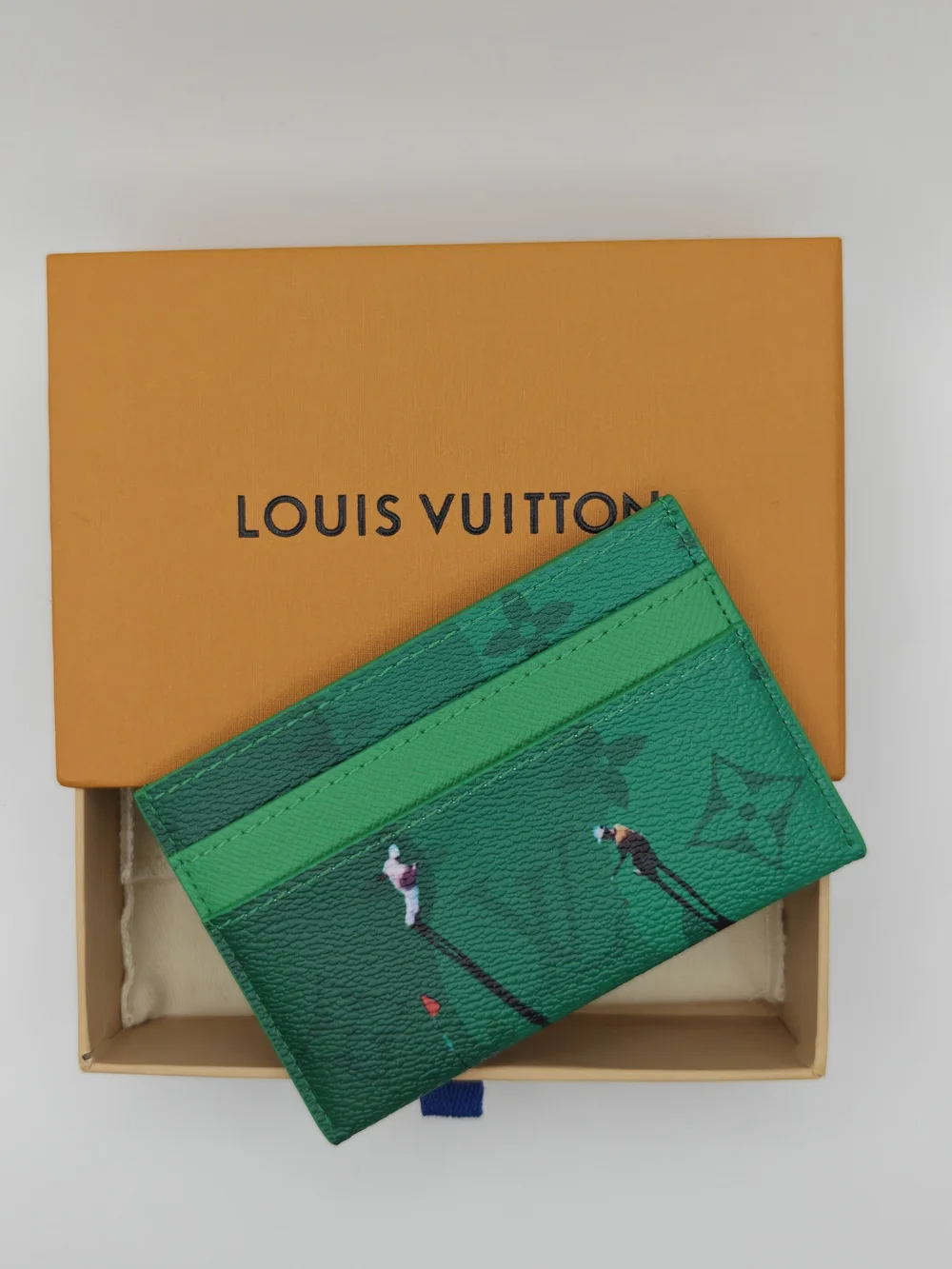 Louis Vuitton Green Monogram Golf Cardholder